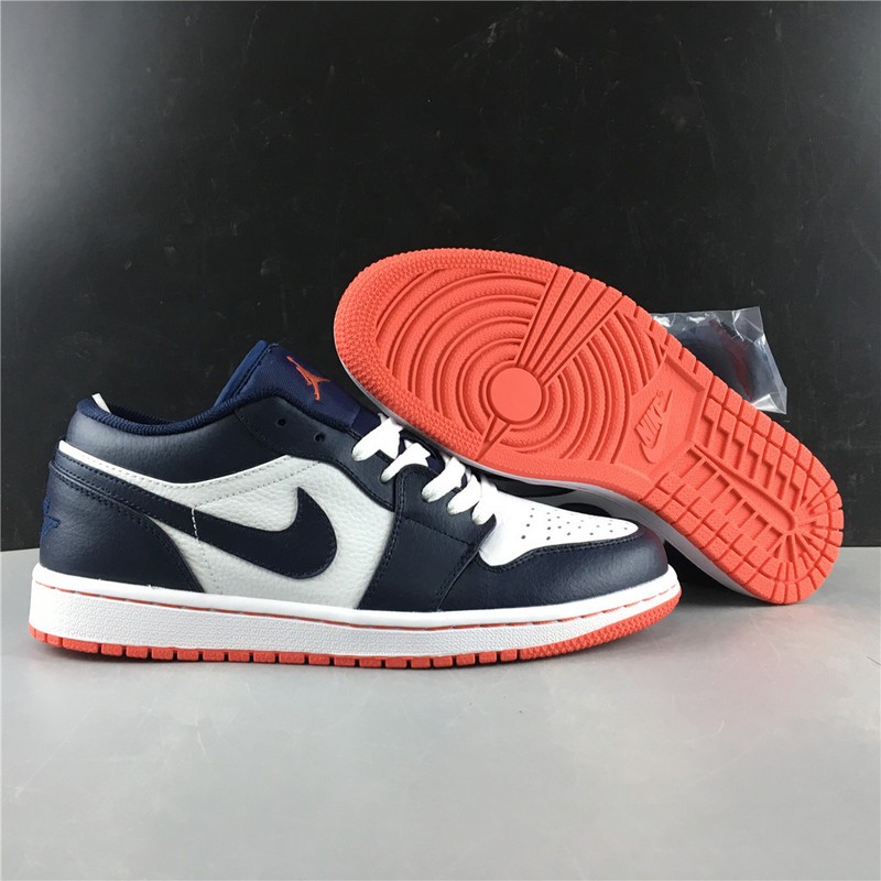 Air Jordan 1 Low Obsidian Ember Glow 553558-481