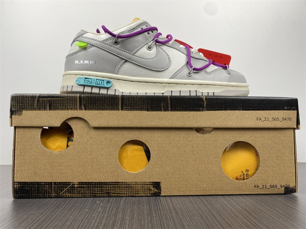 OFF-WHITE X DUNK LOW “45 OF 50” DM1602-101