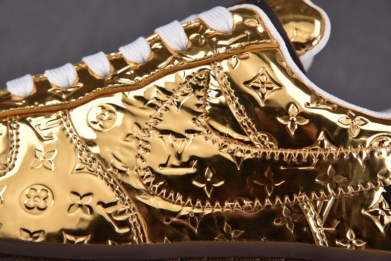 NIKE LOW AIR FORCE 1 X gold