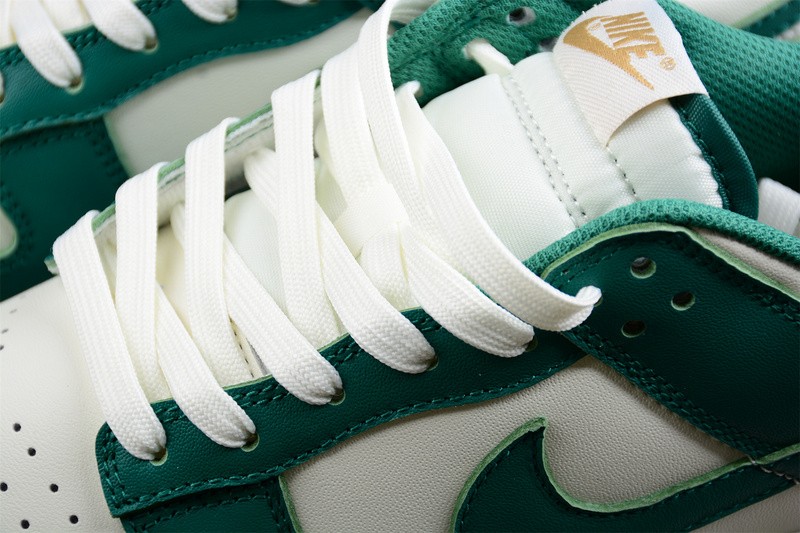 Nike Dunk Low Green White Metallic Gold FB7173-131