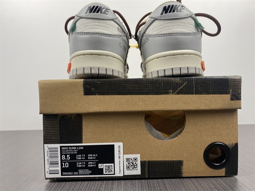 OFF-WHITE X DUNK LOW “46 OF 50” DM1602-102