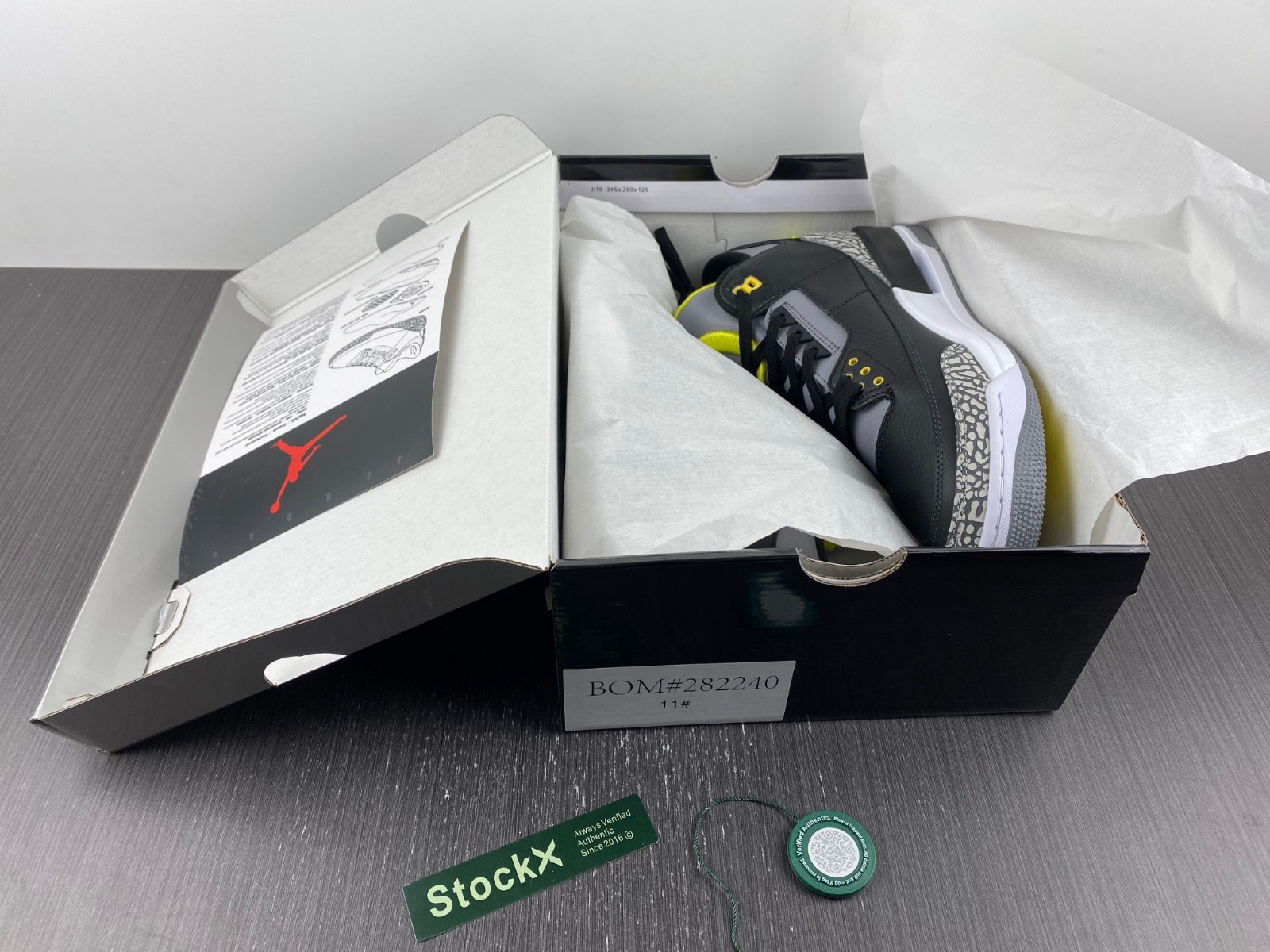Air Jordan 3 Retro Oregon Ducks Pit Crew H011-MNJDLS-594-282240