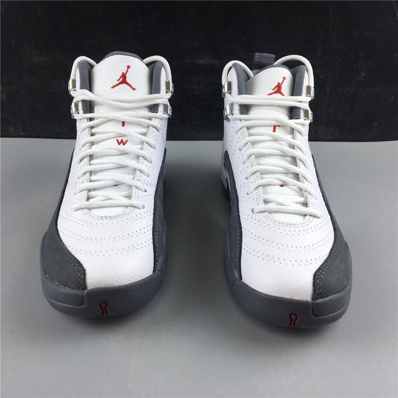 AIR JORDAN 12 GS White / Dark Grey 153265-160