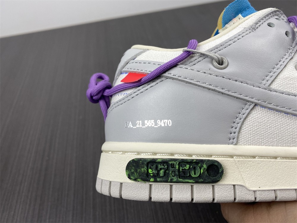 OFF-WHITE X DUNK LOW “47 OF 50” DM1602-125