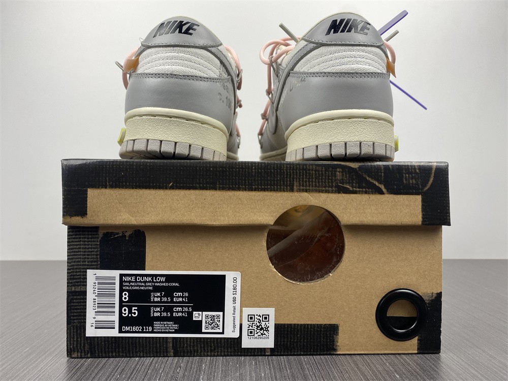OFF-WHITE X DUNK LOW “24 OF 50” DM1602-119