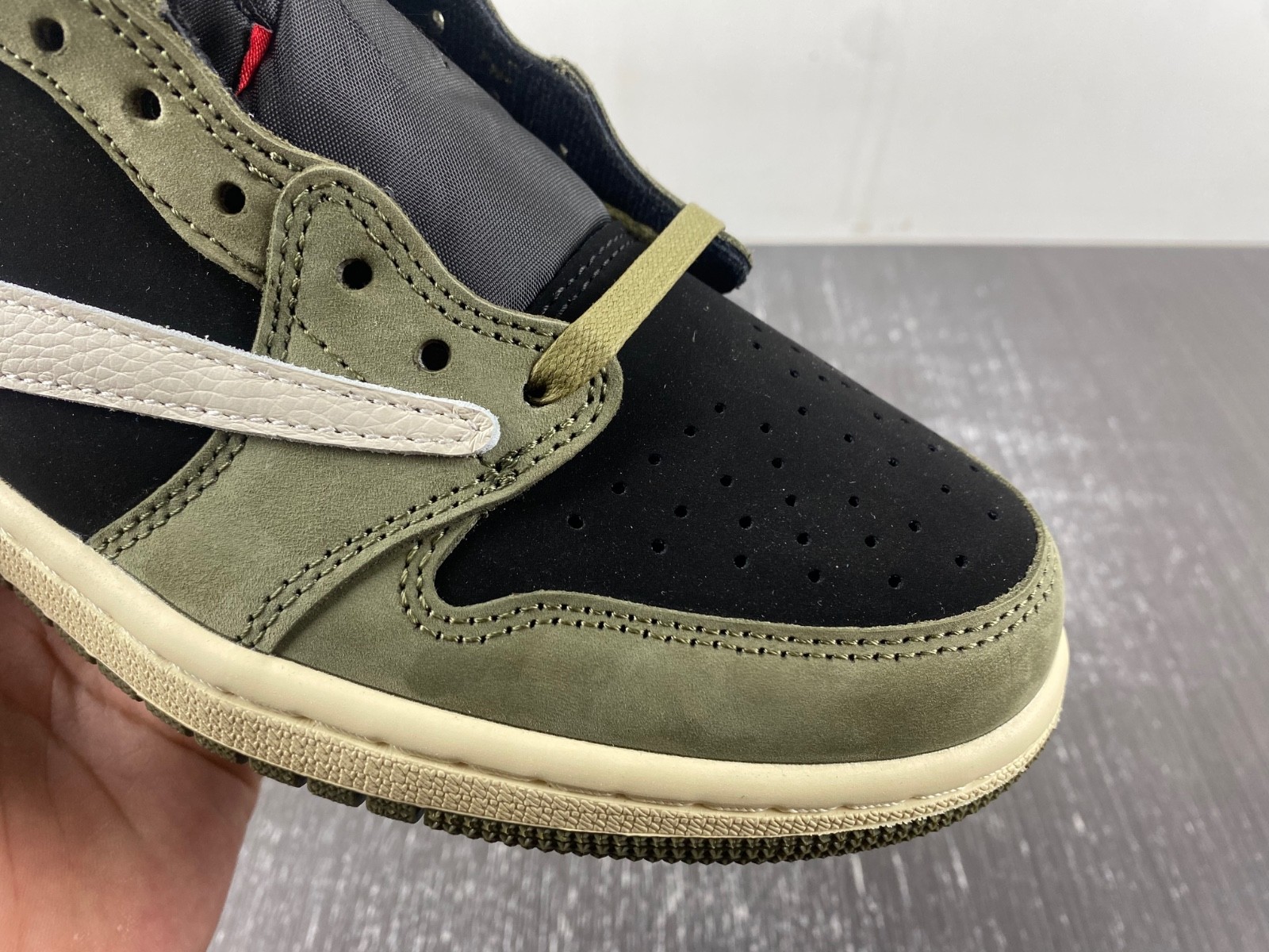 Travis Scott x Air Jordan 1 Low OG “Black Olive” DM7866-002