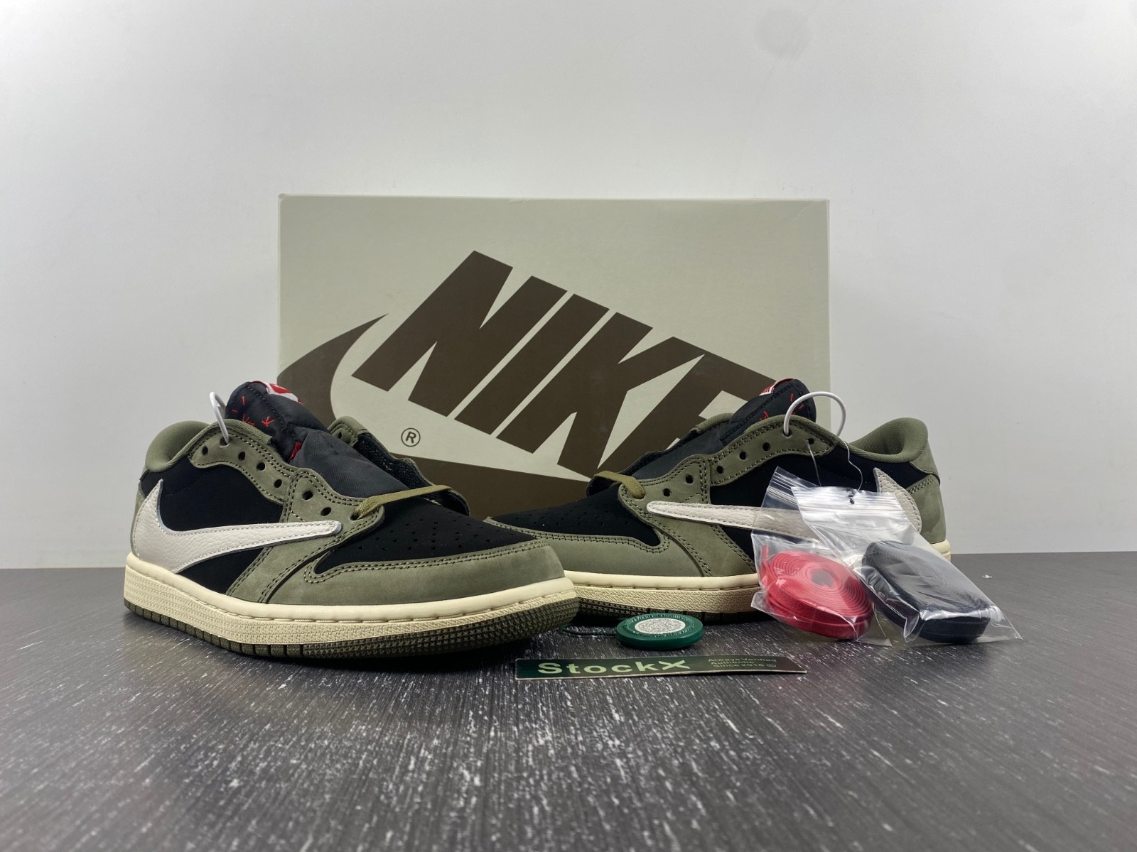 Travis Scott x Air Jordan 1 Low OG “Black Olive” DM7866-002