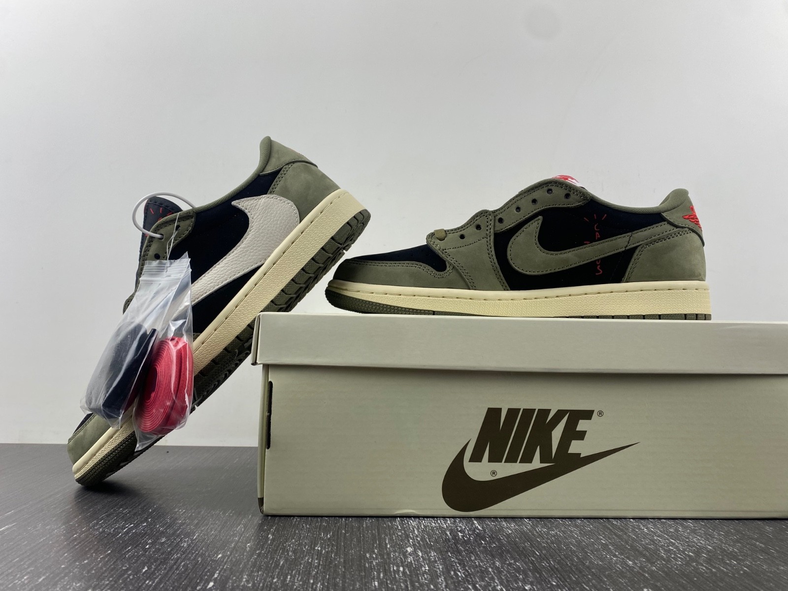 Travis Scott x Air Jordan 1 Low OG “Black Olive” DM7866-002