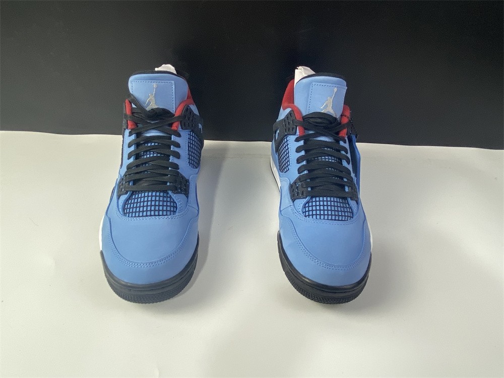 Travis Scott x Air Jordan 4 “Houston Oilers” University Blue 308497-406