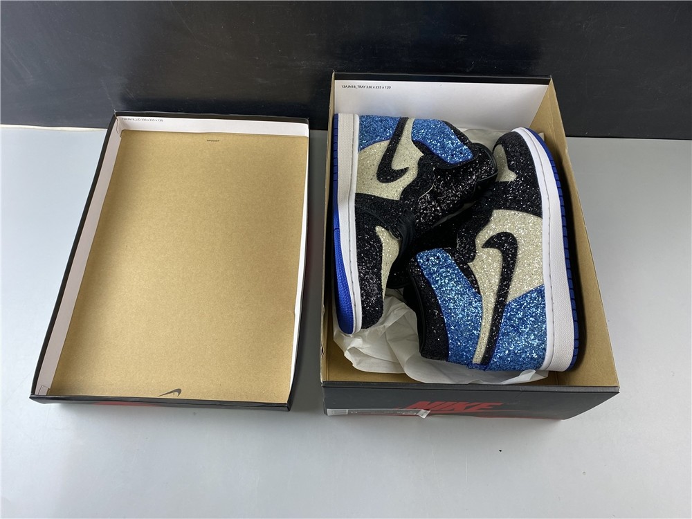 Fragment Design x Air Jordan 1 “Glitter” Shoes For Sale CK5566-400