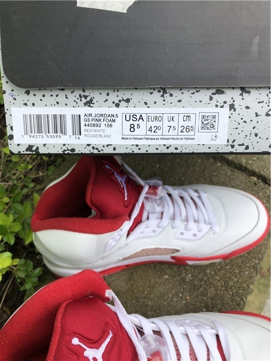 Air Jordan 5 Retro GS "Pink Foam" 440892-106