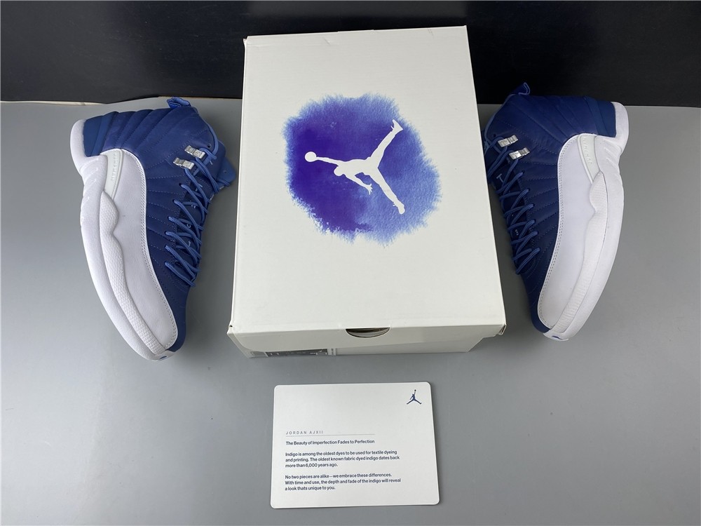 Air Jordan 12 Retro "Stone Blue" 130690-404