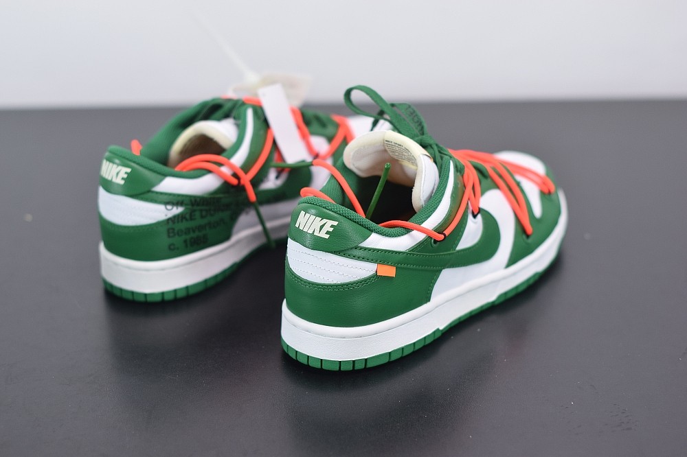 OFF-WHITE x Nike Dunk Low  green white CT0856-100