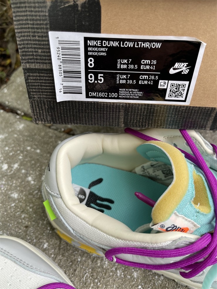 Off-White x Nike Dunk Low H DM1602-100