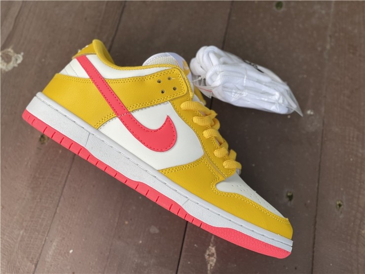 Nike Dunk Low "Samba" White/Yellow-Pink BQ6817-802