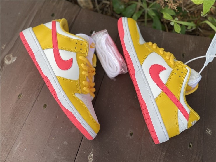 Nike Dunk Low "Samba" White/Yellow-Pink BQ6817-802