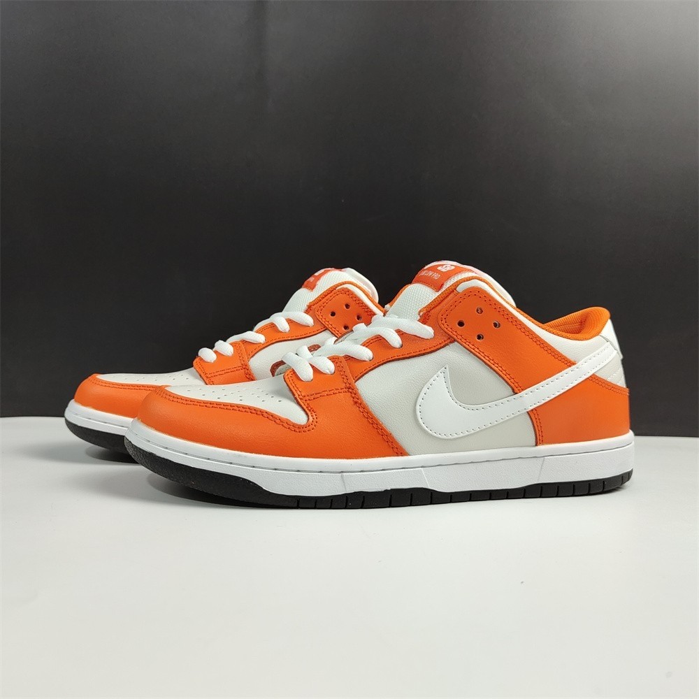 Nike SB Dunk Low White Orange Black BQ6817-806