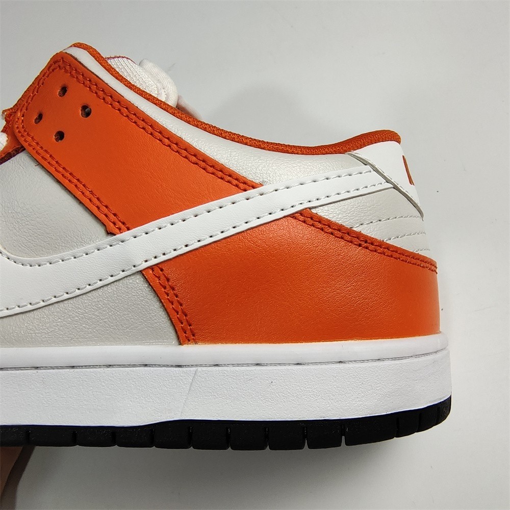Nike SB Dunk Low White Orange Black BQ6817-806