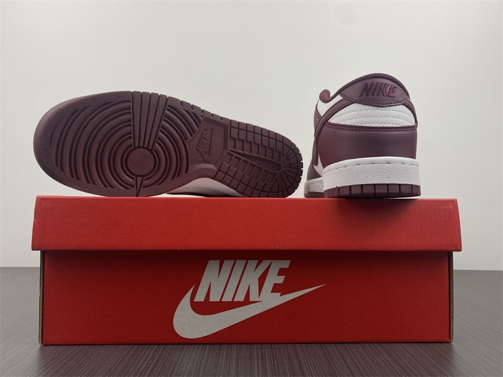 2021 New Nike Dunk Low “Bordeaux” White/Bordeaux J DD1503-108