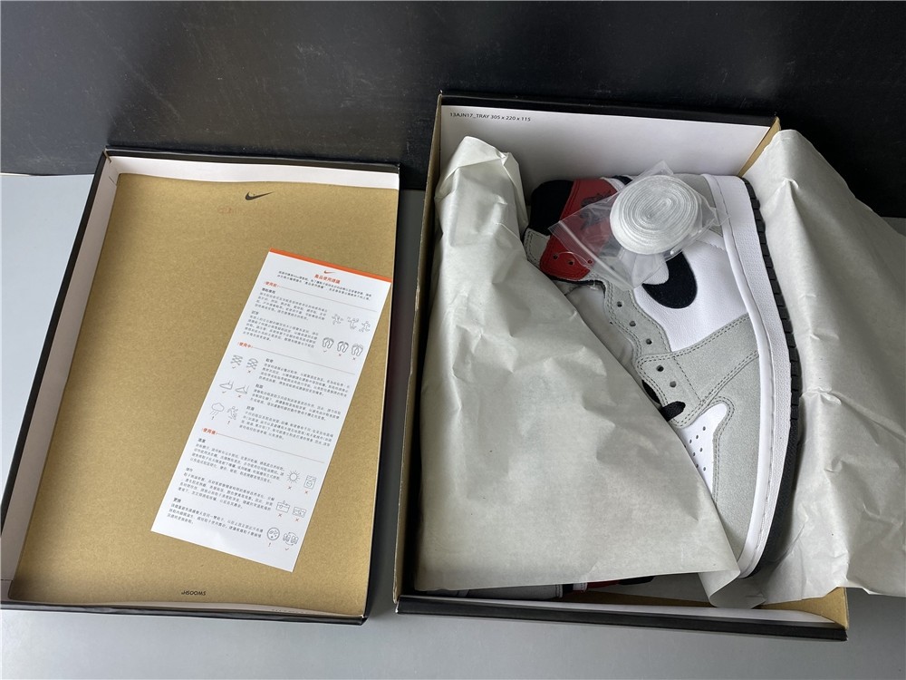 Air Jordan 1 retro high light smoke grey 555088-126