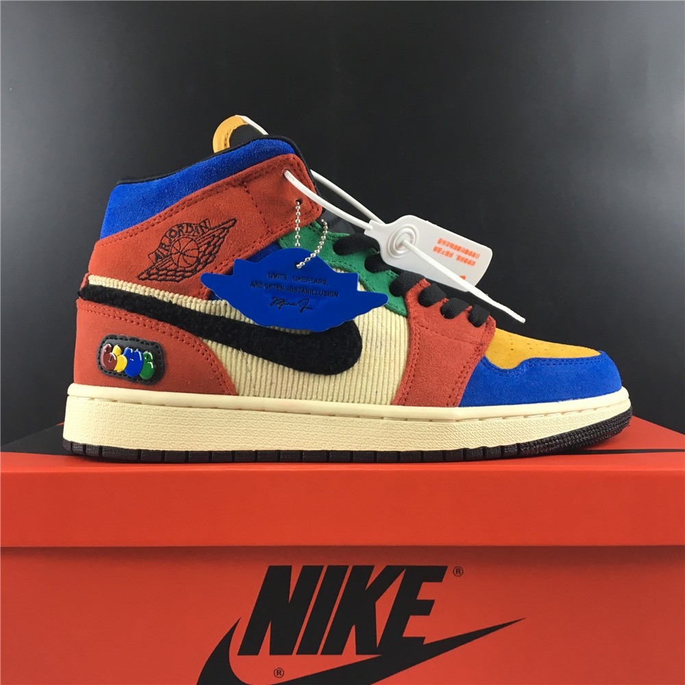 Air Jordan 1 Mid Blue The Great CU2805-100