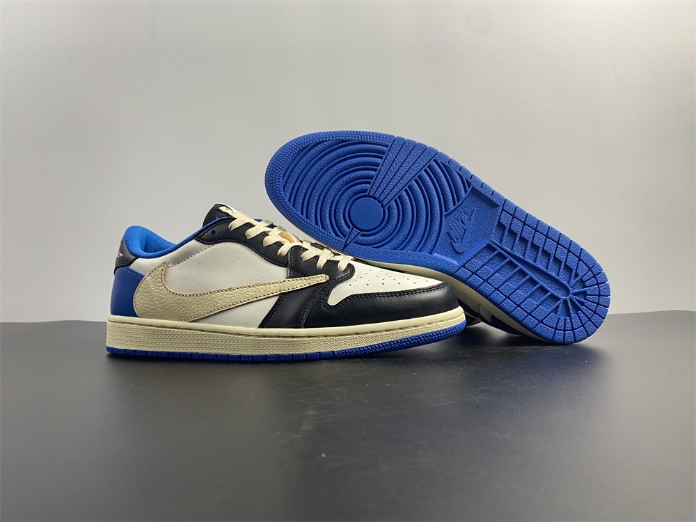 Travis Scott x Fragment x Air Jordan 1 Low OG DM7866-140