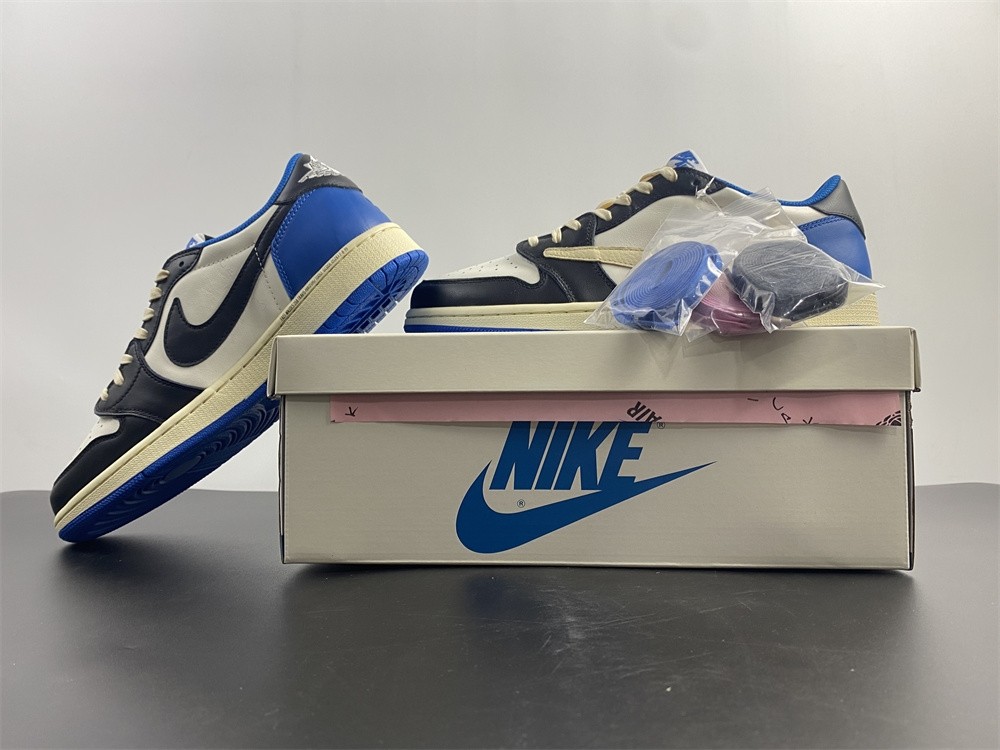 Travis Scott x Fragment x Air Jordan 1 Low OG DM7866-140
