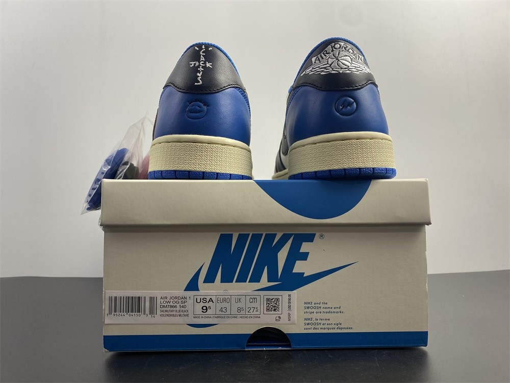Travis Scott x Fragment x Air Jordan 1 Low OG DM7866-140