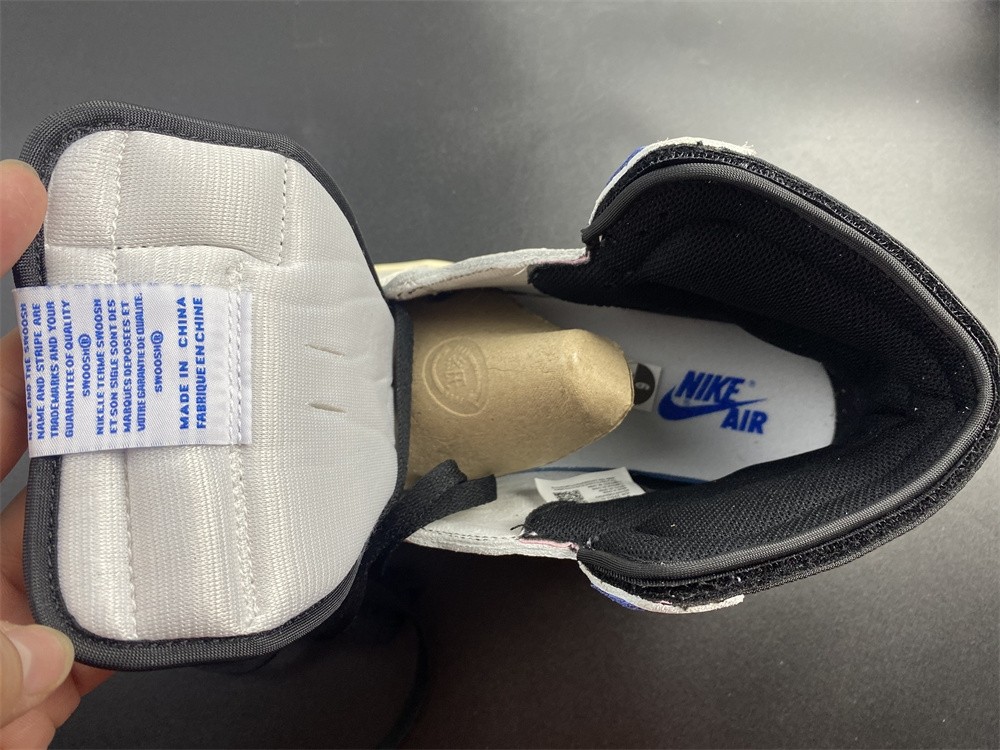 Travis Scott x Fragment x Air Jordan 1 Blue White Shoes DH3227-105