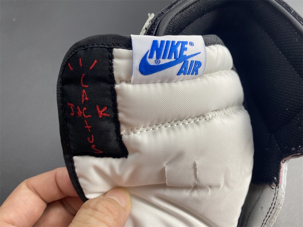 Travis Scott x Fragment x Air Jordan 1 Blue White Shoes DH3227-105