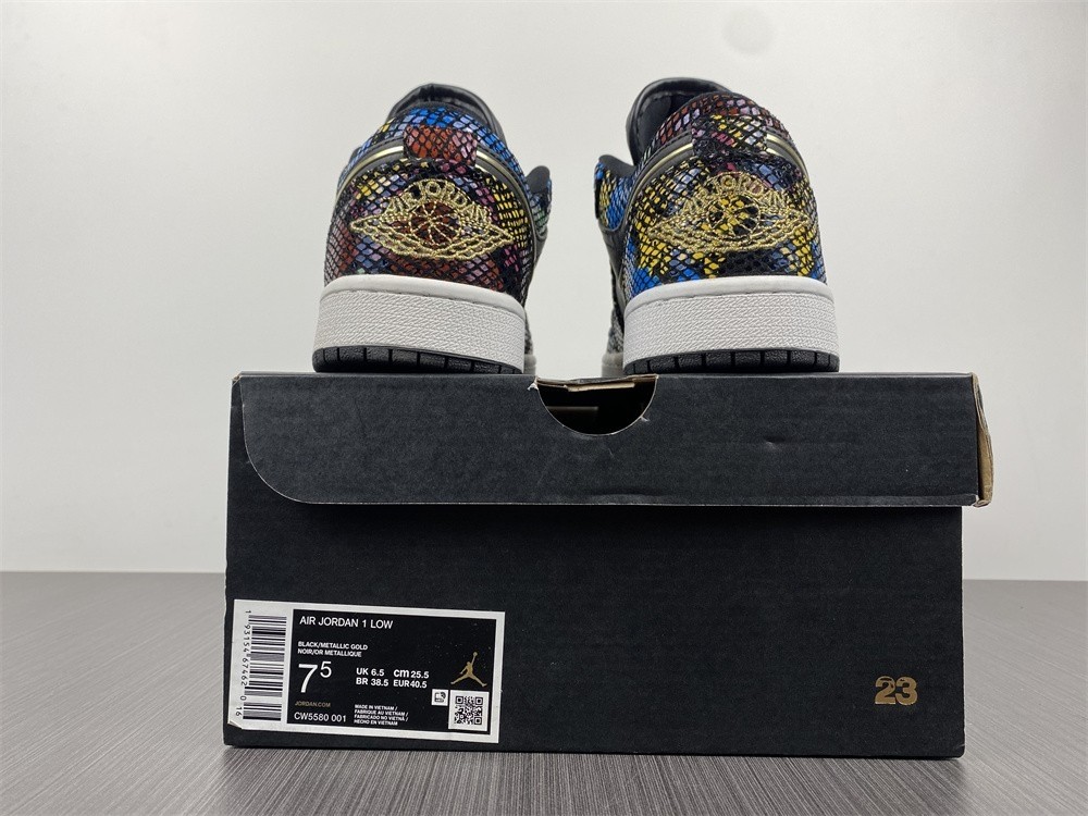 Air Jordan 1 Low Multi Snakeskin CW5580-001