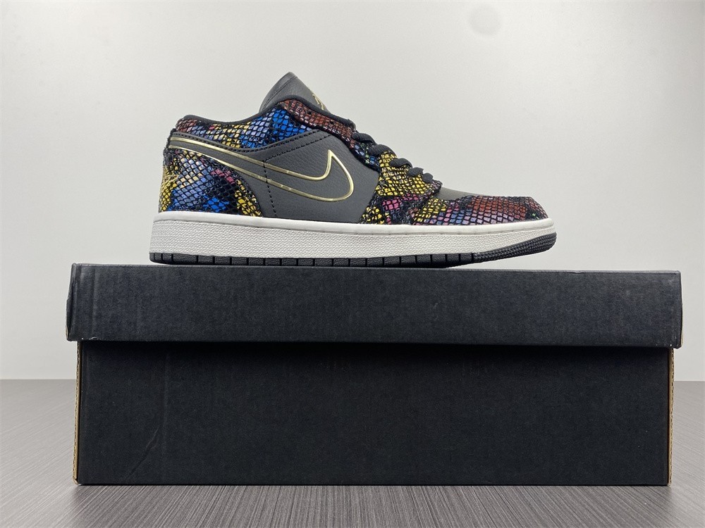 Air Jordan 1 Low Multi Snakeskin CW5580-001