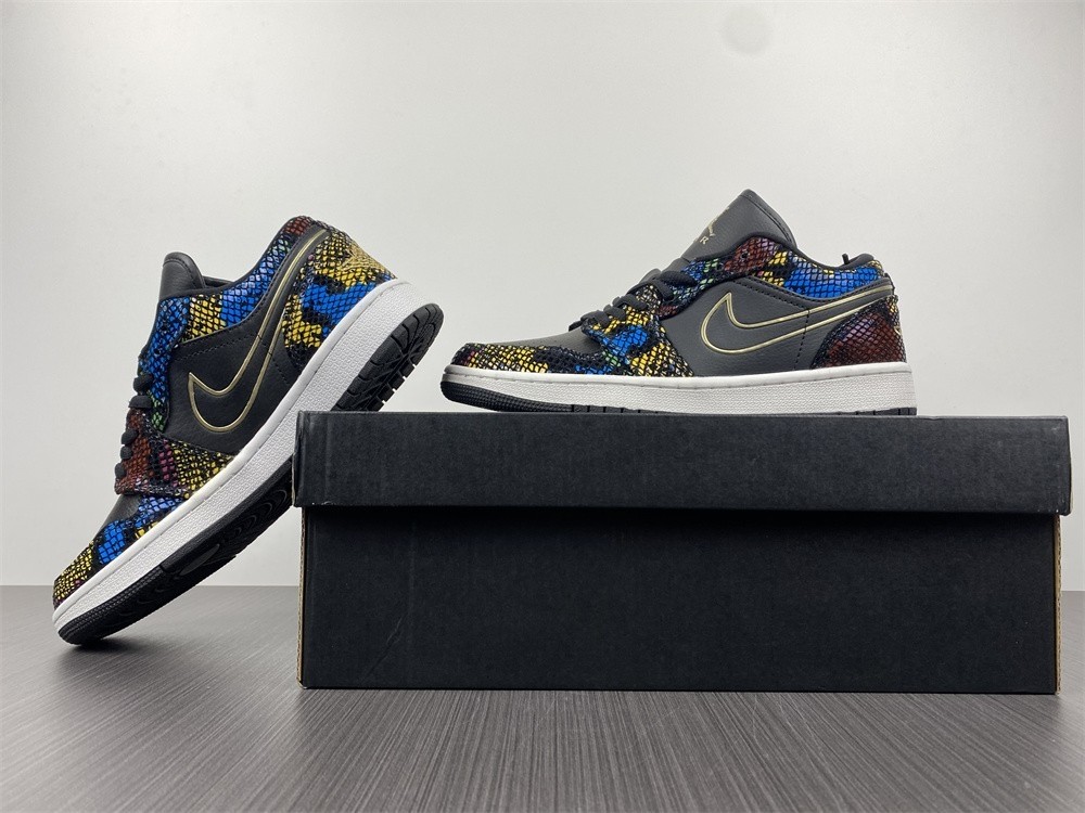 Air Jordan 1 Low Multi Snakeskin CW5580-001