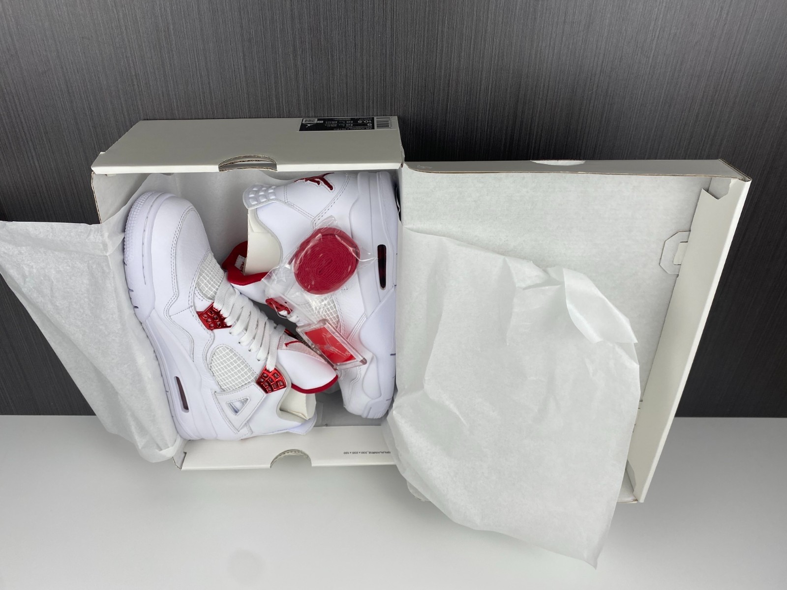 Air Jordan 4 Retro “Pure Money” Red Metallic CT8527-112