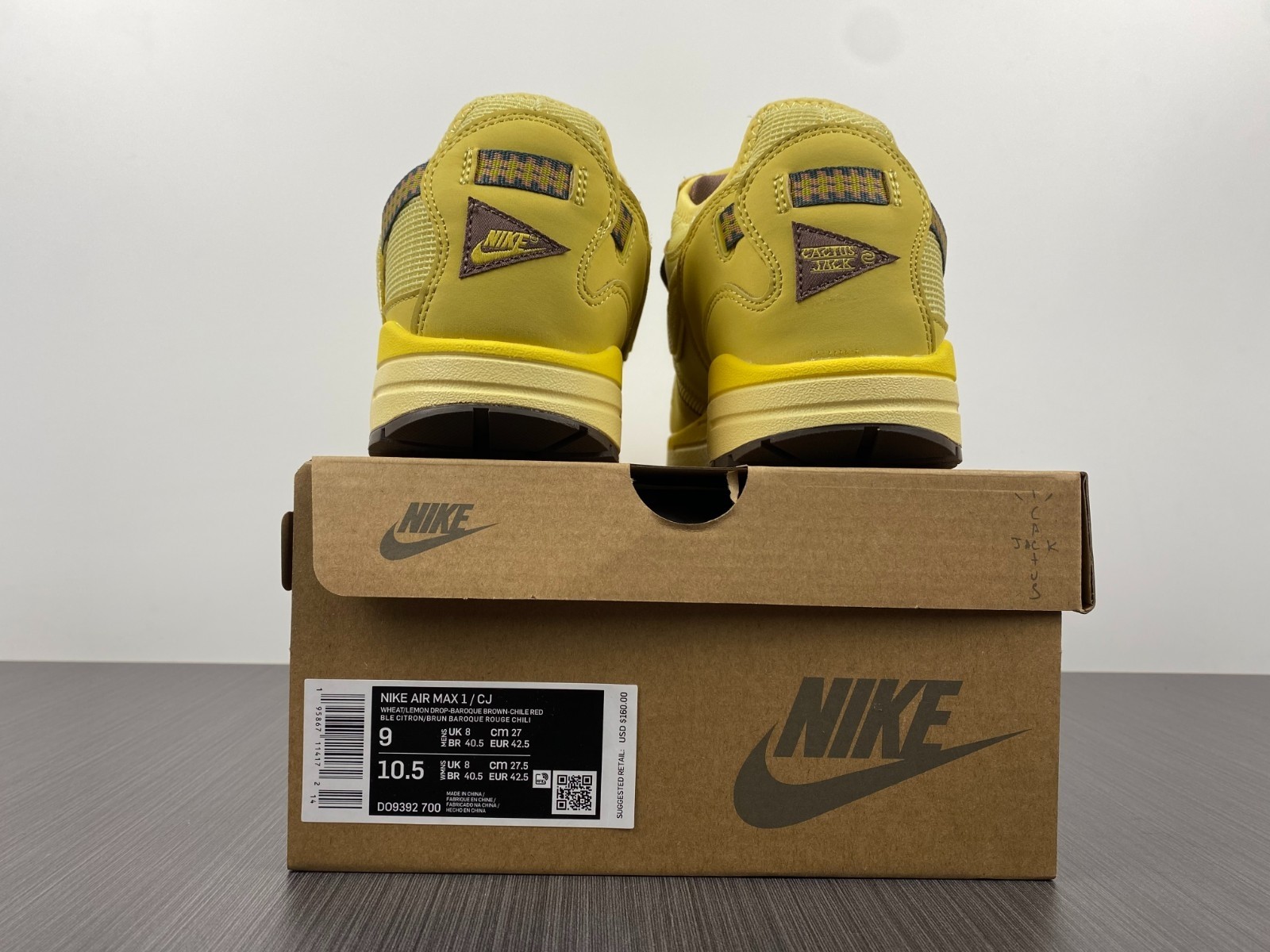 Travis Scott Nike Air Max 1 Wheat DO9392-700