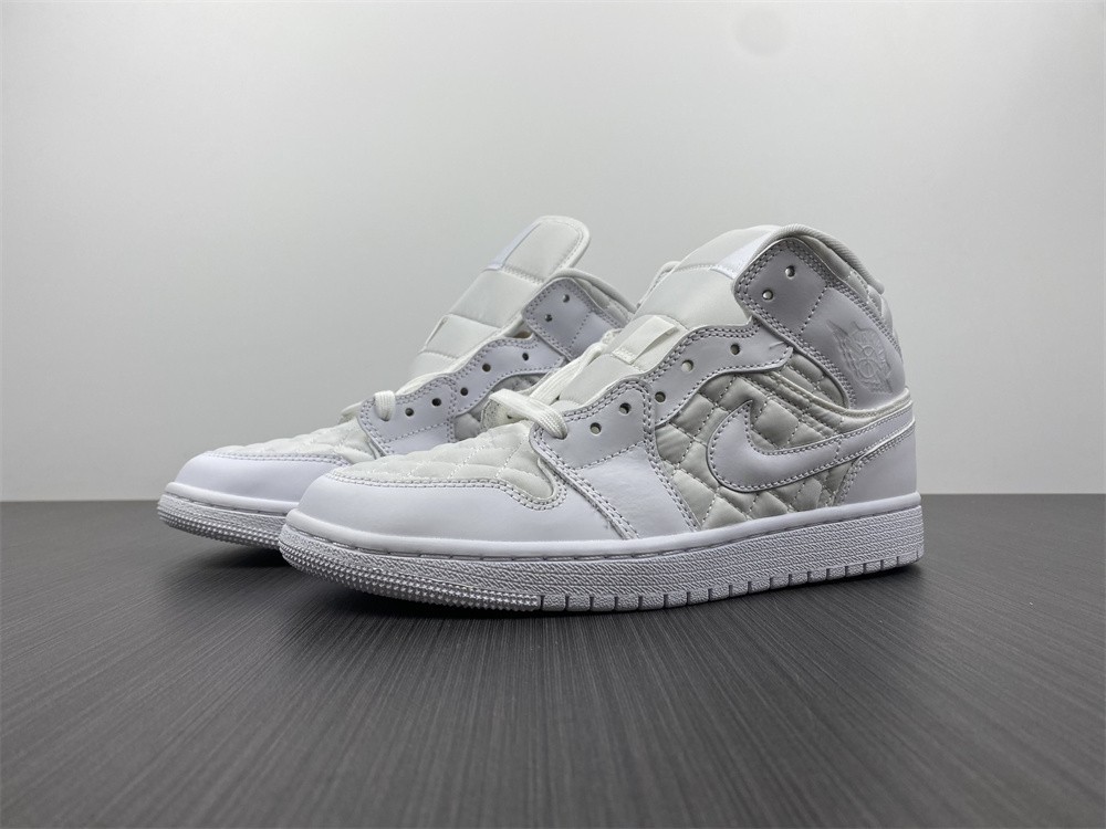 Air Jordan 1 Mid White Quilted DB6078-100