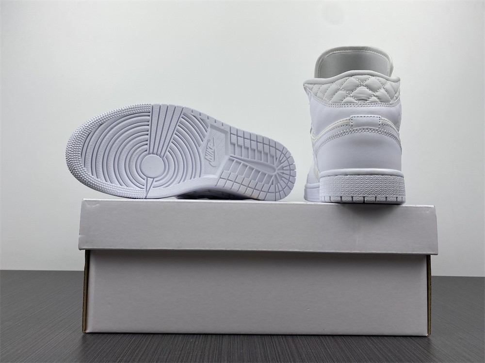 Air Jordan 1 Mid White Quilted DB6078-100