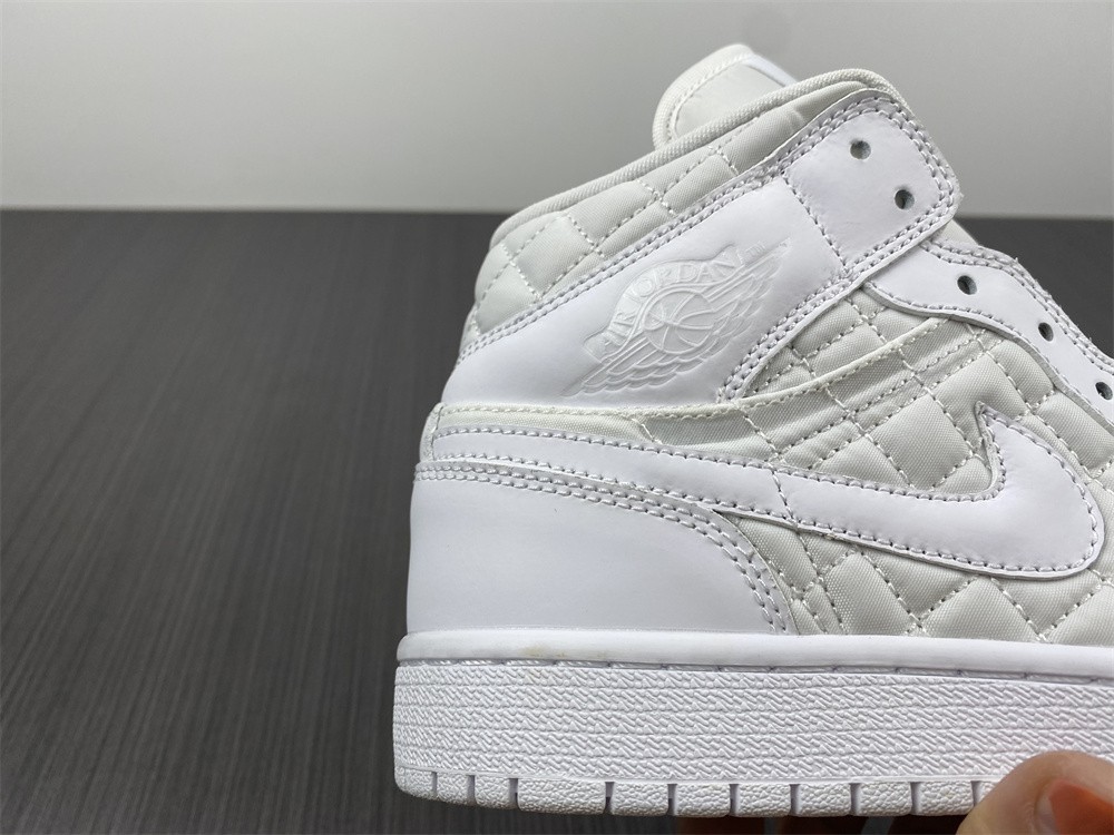 Air Jordan 1 Mid White Quilted DB6078-100