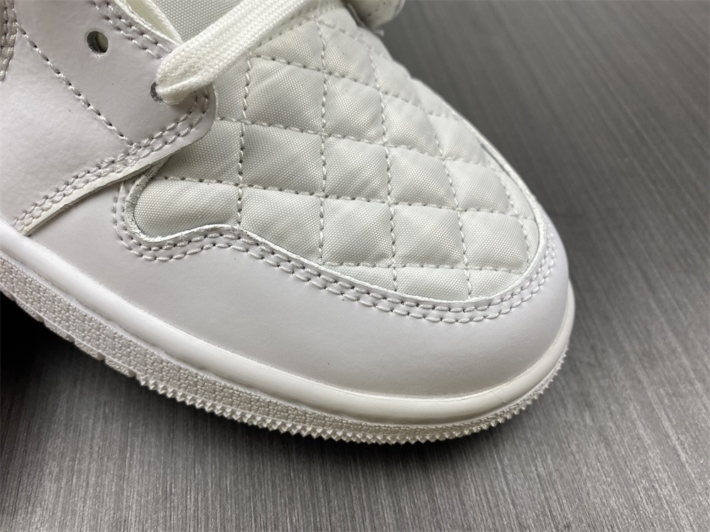 Air Jordan 1 Mid White Quilted DB6078-100
