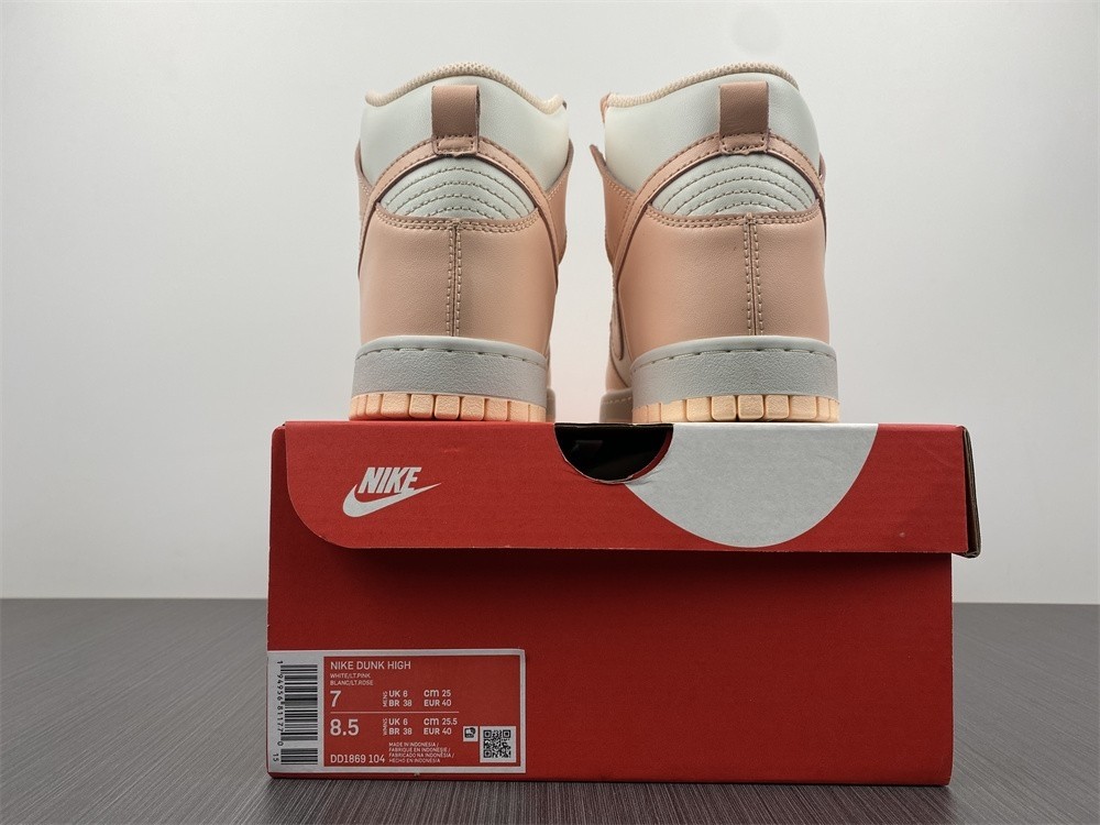 Nike Dunk High Sail Crimson Tint - J - DD1869-104