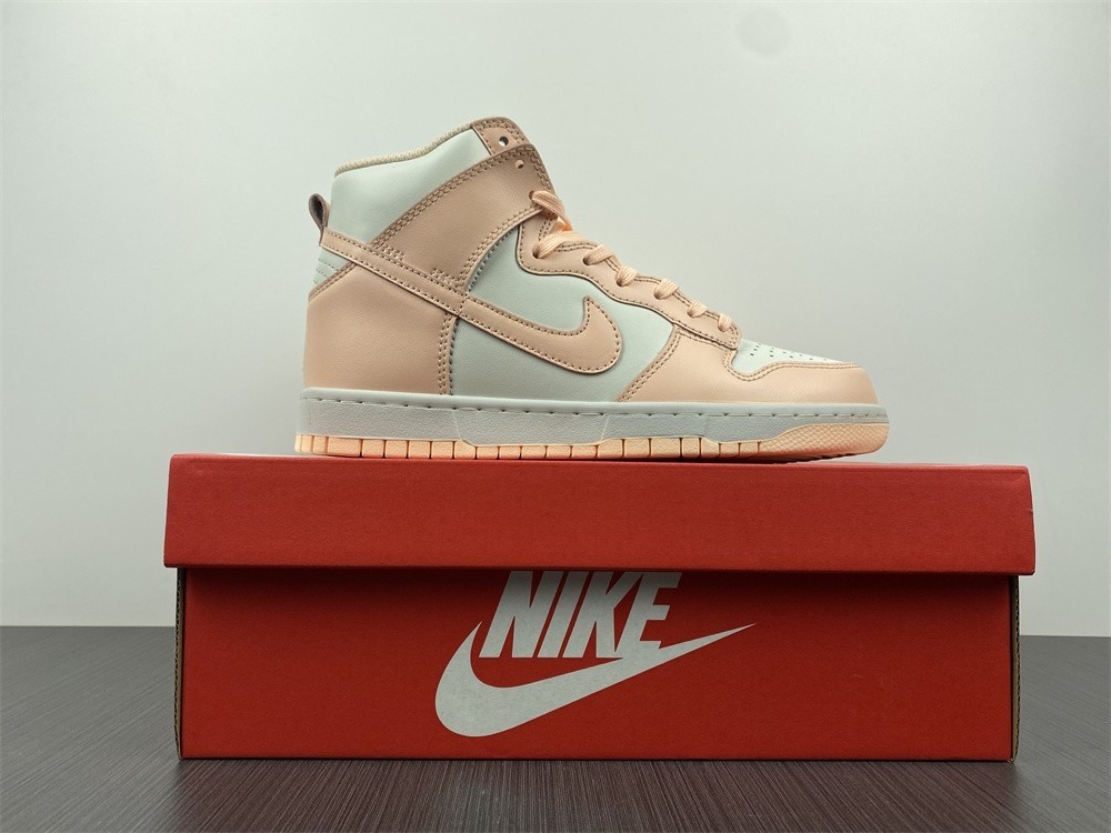 Nike Dunk High Sail Crimson Tint - J - DD1869-104
