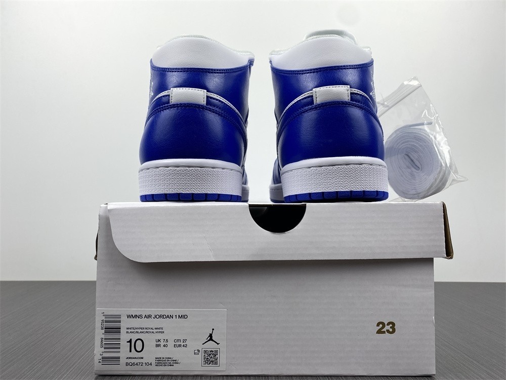 Air Jordan 1 Mid Kentucky Blue (R) - BQ6472-104