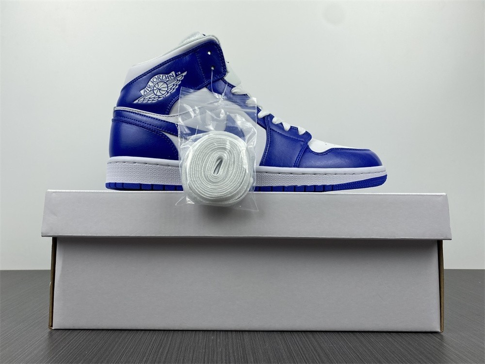 Air Jordan 1 Mid Kentucky Blue (R) - BQ6472-104