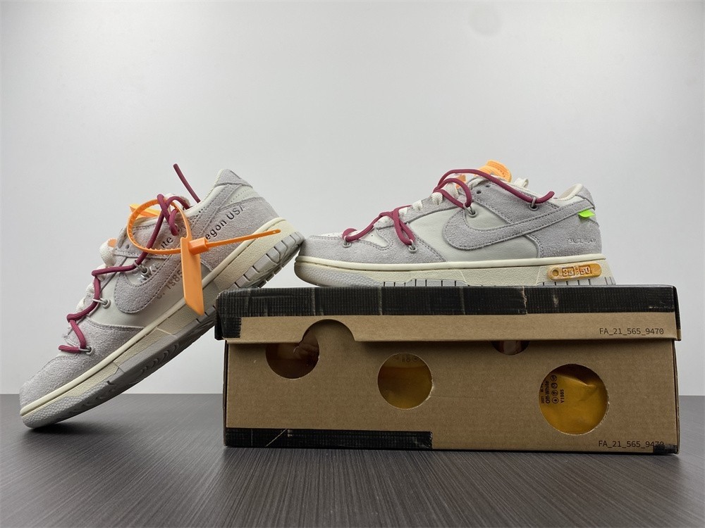 OFF-WHITE x Futura x Nike Dunk Low DJ0950-114