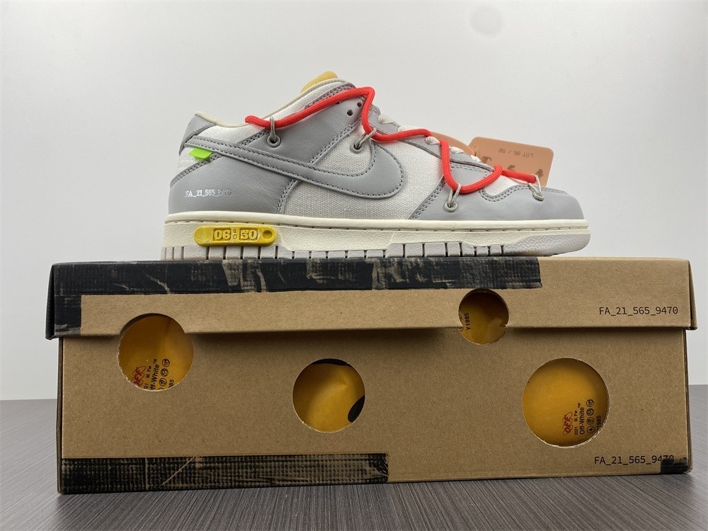 OFF‑WHITE X NIKE DUNK LOW