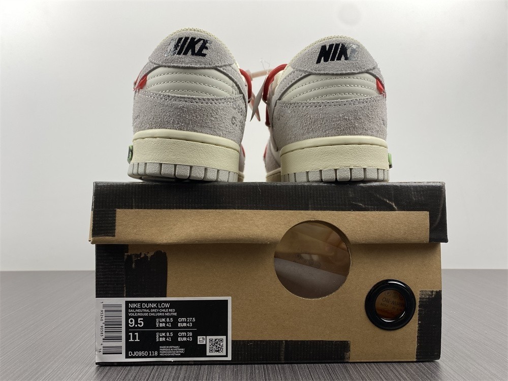 Nike Dunk Low Off-White Lot 33 OF 50 ( 5K ) - DJ0950-118