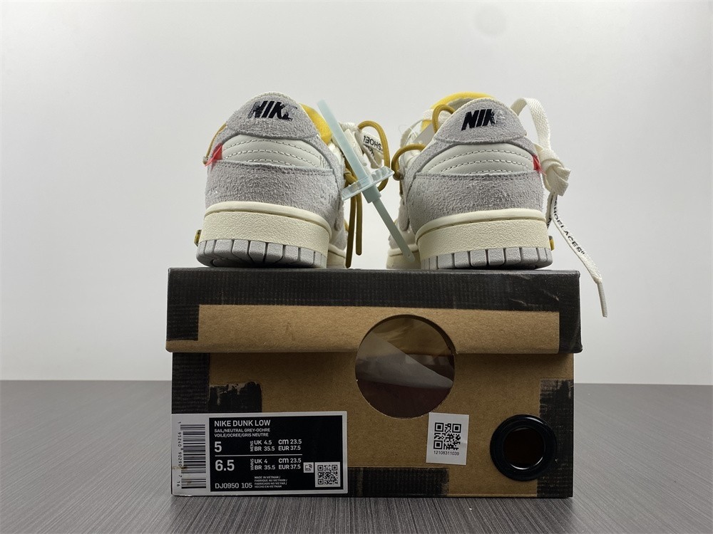 Nike Dunk Low Off-White Lot “37 OF 50” DJ0950-105