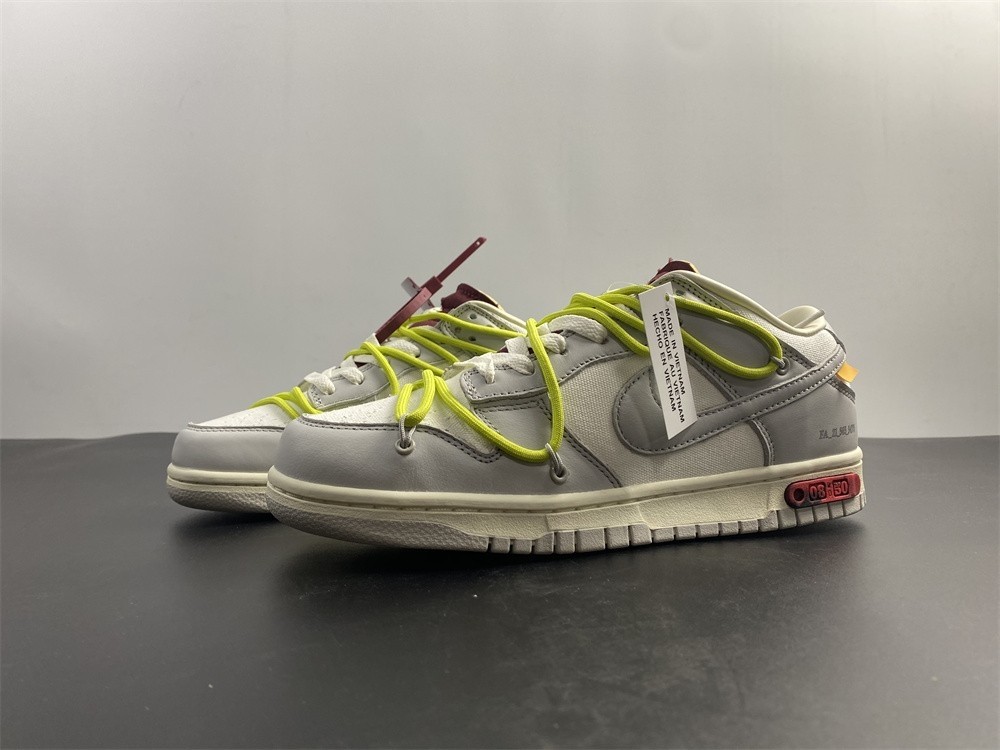 Off-White x Nike SB Dunk Low The 04/50 50/30 DM1602-106