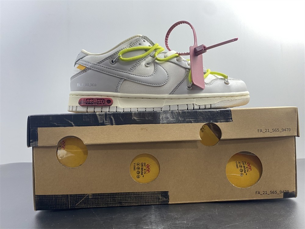 Off-White x Nike SB Dunk Low The 04/50 50/30 DM1602-106