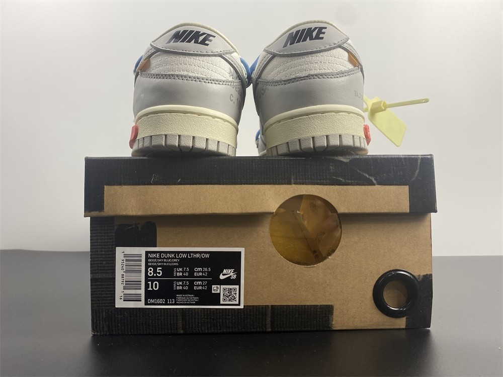 Off-White x Nike Dunk Low DM1602-112